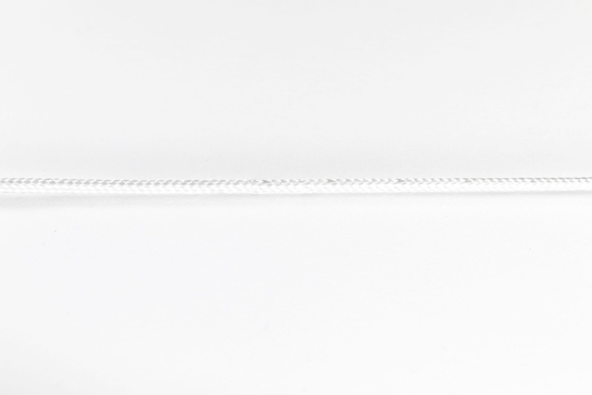 BHN20W Braided Polyester Cord 2mm White
