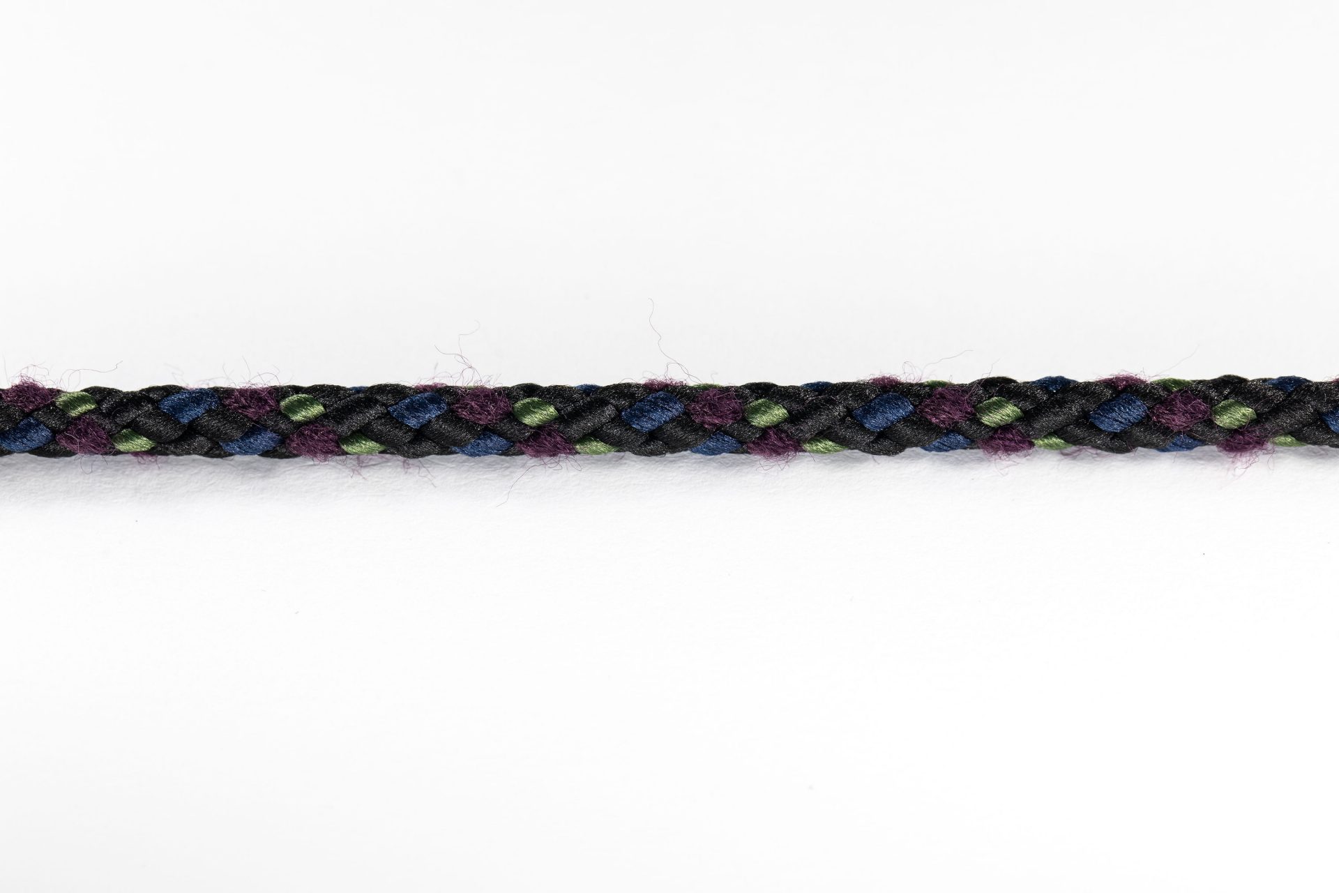 Polyester Shoelace Cord 5mm 4 colour braided cord