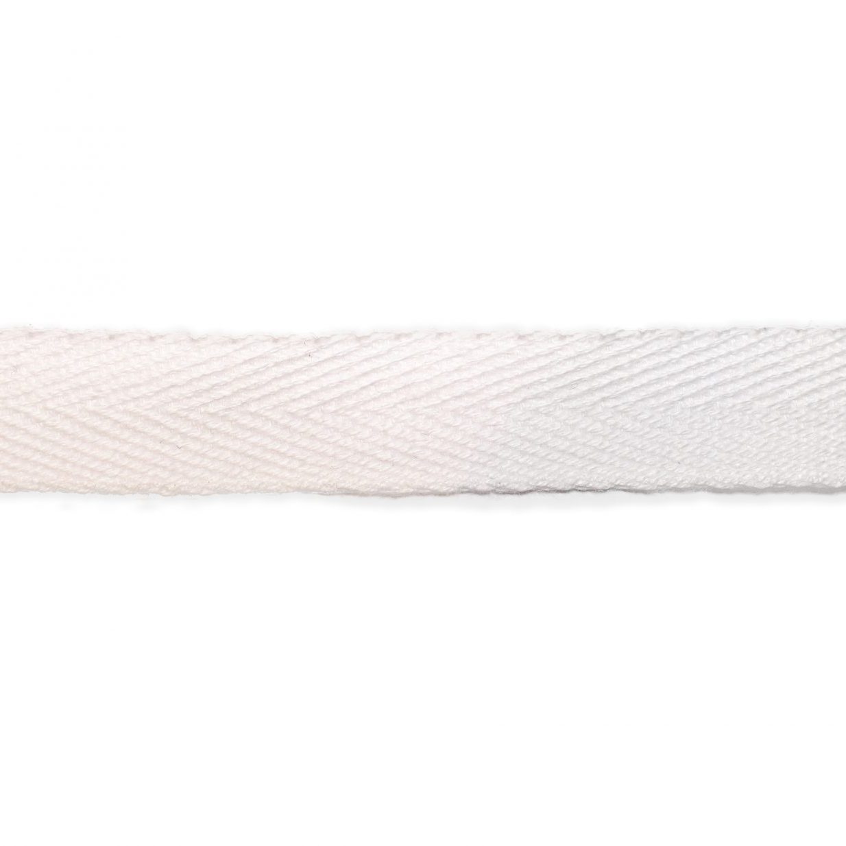 CJ1004 white flat 16mm Cotton Tape