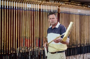 George Wood, manufacturing polo mallet featuring Cordall raw cotton tape