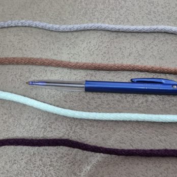 Drawstring and craft cord in 6mm colours